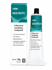 MOLYKOTE 4 Electrical Insulating Compound – 150g – High Dielectric Silicone Grease for Connectors, O-Rings, Moisture Sealing – PFAS-Free, Wide Temp Range (-54°C to 200°C)
