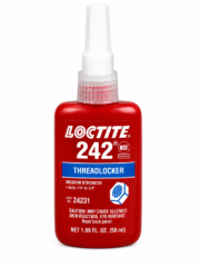 LOCTITE® 242® Medium Strength Threadlocker – Blue, Thixotropic Adhesive, 50ml