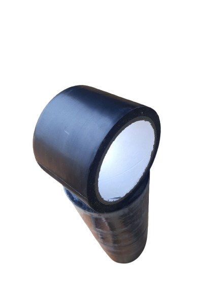 FALCONSTEER Vinyl Tape - Multi-Purpose PVC Tape 100mm x 50Mtr (Pack of 6) (Black) - Image 2