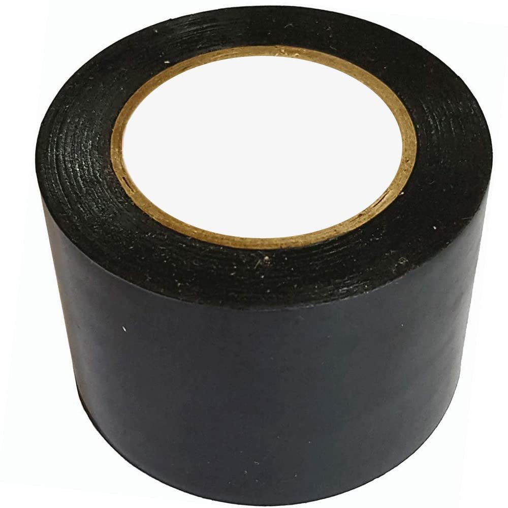 FALCONSTEER Vinyl Tape - Multi-Purpose PVC Tape 100mm x 50Mtr (Pack of 6) (Black) - Image 4