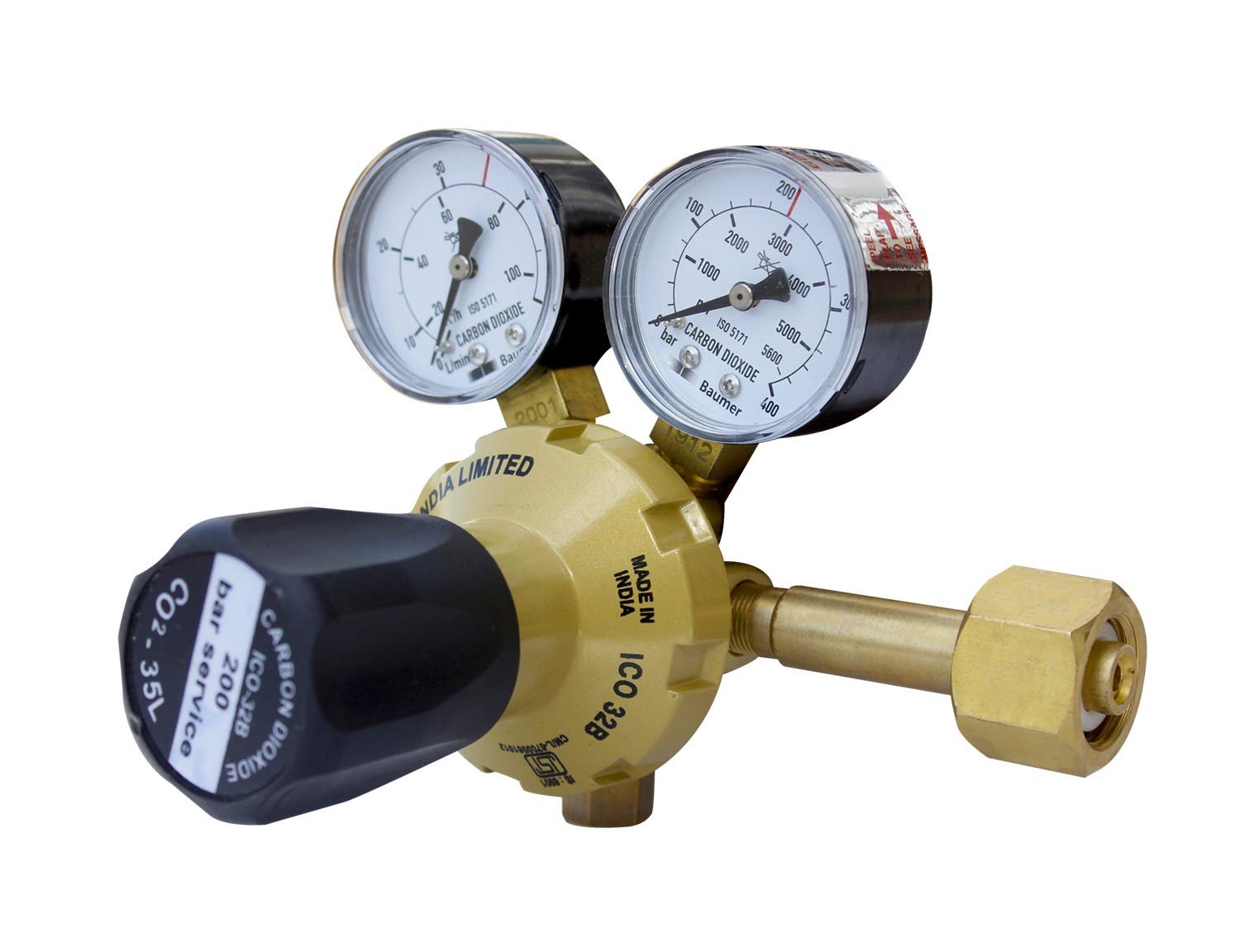 ESAB Single Stage CO2 Regulator - ICO 32B (2 GAUGE) - Image 3