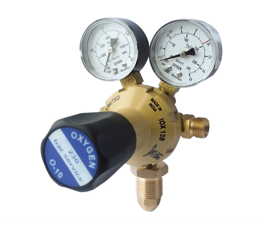 ESAB IOX 13B (2 Gauge) Oxygen Single Stage Regulator - Image 3