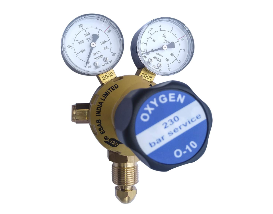 ESAB IOX 13B (2 Gauge) Oxygen Single Stage Regulator - Image 4