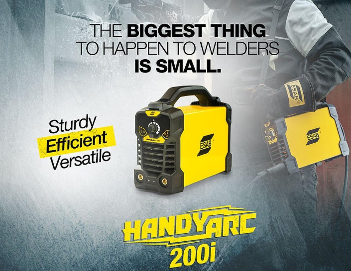 ESAB Handy Arc 200i Arc Welding Machine – Portable 220V IGBT Inverter Welder for MMA Welding – Supports Up to 4mm Electrodes – High Efficiency for Professional & DIY Use